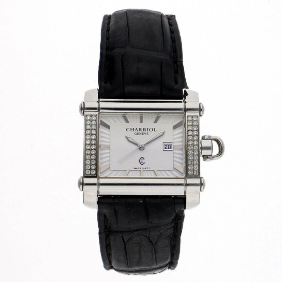 PHILIPPE CHARRIOL Watches CCLH Stainless Steel/leather Quartz - Picture 1 of 8